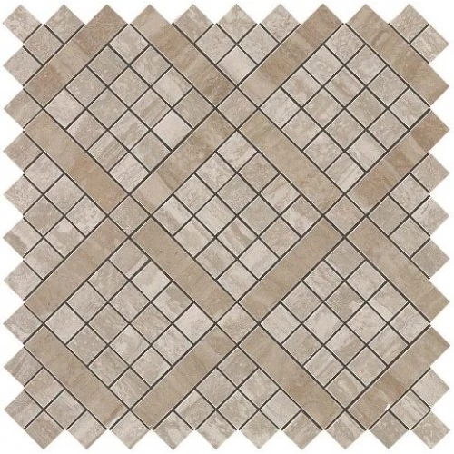 Мозаика Atlas Concorde Marvel Pro Travertino Silver Diagonal Mosaic 9MVB 30.5х30.5 см