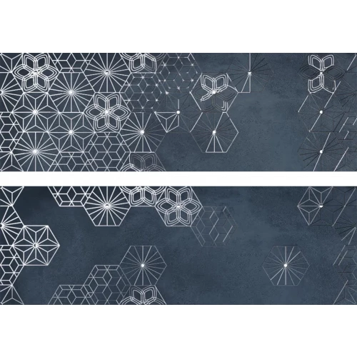 Декор Ibero-Keraben Cromat one Dec Debod Navy декор 2шт 75х50 см