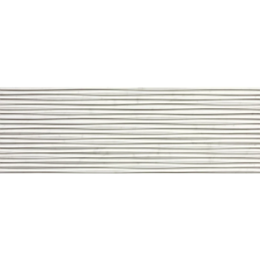 Глазурованная керамическая плитка Fap Ceramiche Roma Diamond 25Line Carrara Brillante fNHU 25x75 