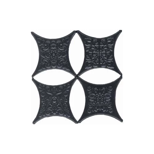 Вставка Hispania Core Estrella Set Core Negro 4pzs HSP000002 6.7х6.7 см