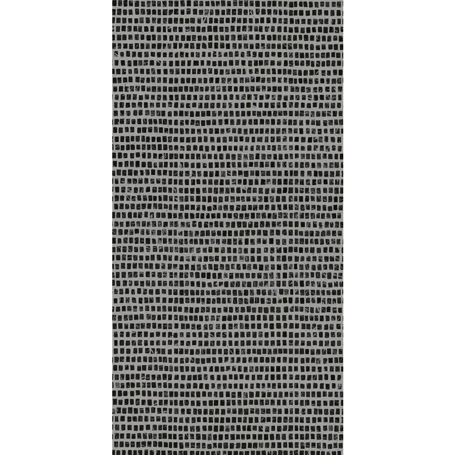 Керамогранит Creanza Bierzo Bisazza Black Glue Art 3D-глазурь матовый чёрный GL1001-A 120х60 см