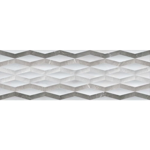 Плитка настенная Undefasa Decorado Essenza Trellis серый 25x75 см