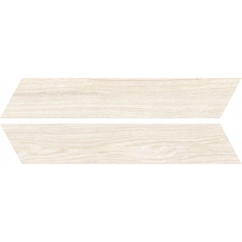 Керамогранит Rondine Dream Ivory Chevron матовый белый J91655 40,7х7,5 см