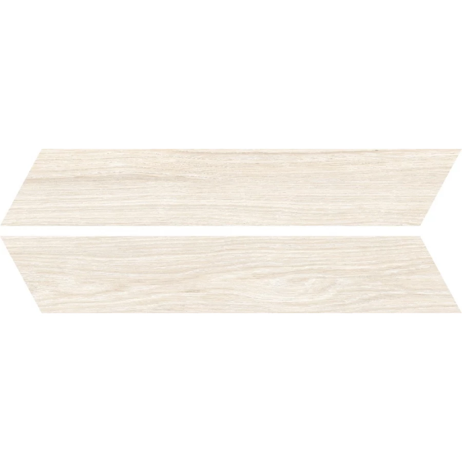 Керамогранит Rondine Dream Ivory Chevron матовый белый J91655 40,7х7,5 см