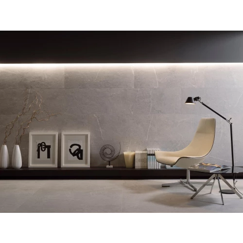 Плитка настенная Porcelanosa Лусерна Асеро / Lucerna Acero матовая серая 100319138 120х45 см