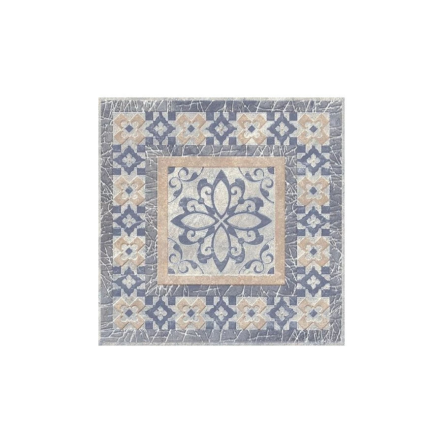 Вставка Kerama Marazzi Бромли серый 19,6х19,6 см