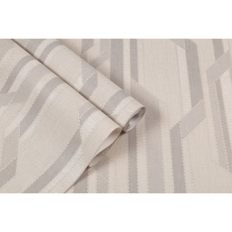 Обои флизелиновые Palitra Home Intriga HomeColor бежевые HC31212-24 1,06х10,05 м