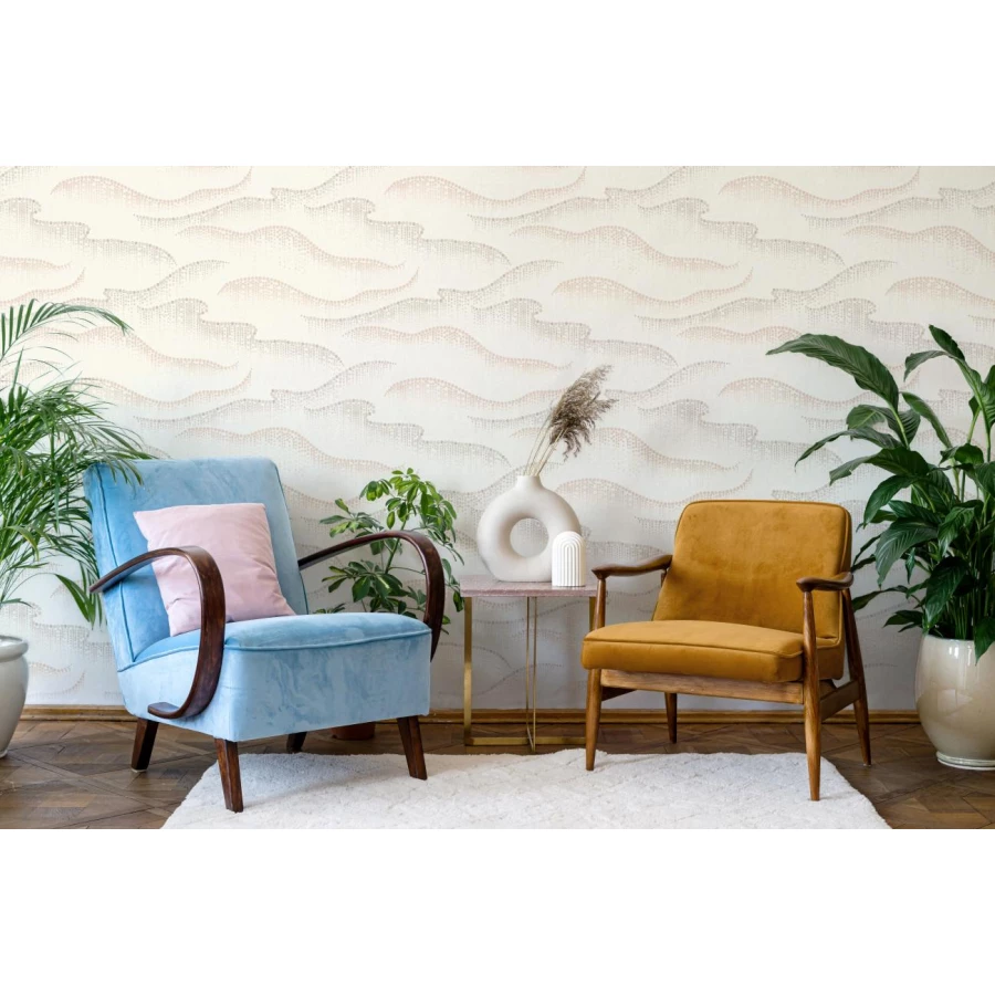 Обои флизелиновые Palitra Life Teriberka бежевые PL72361-12 1,06х10,05 м