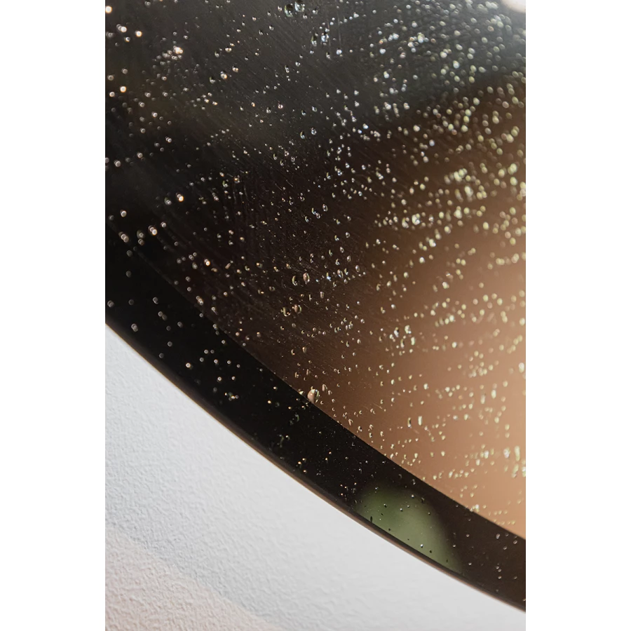 Зеркало Azario Monaco-black бесконтактный сенсор черная рамка LED-00002769 d100 см