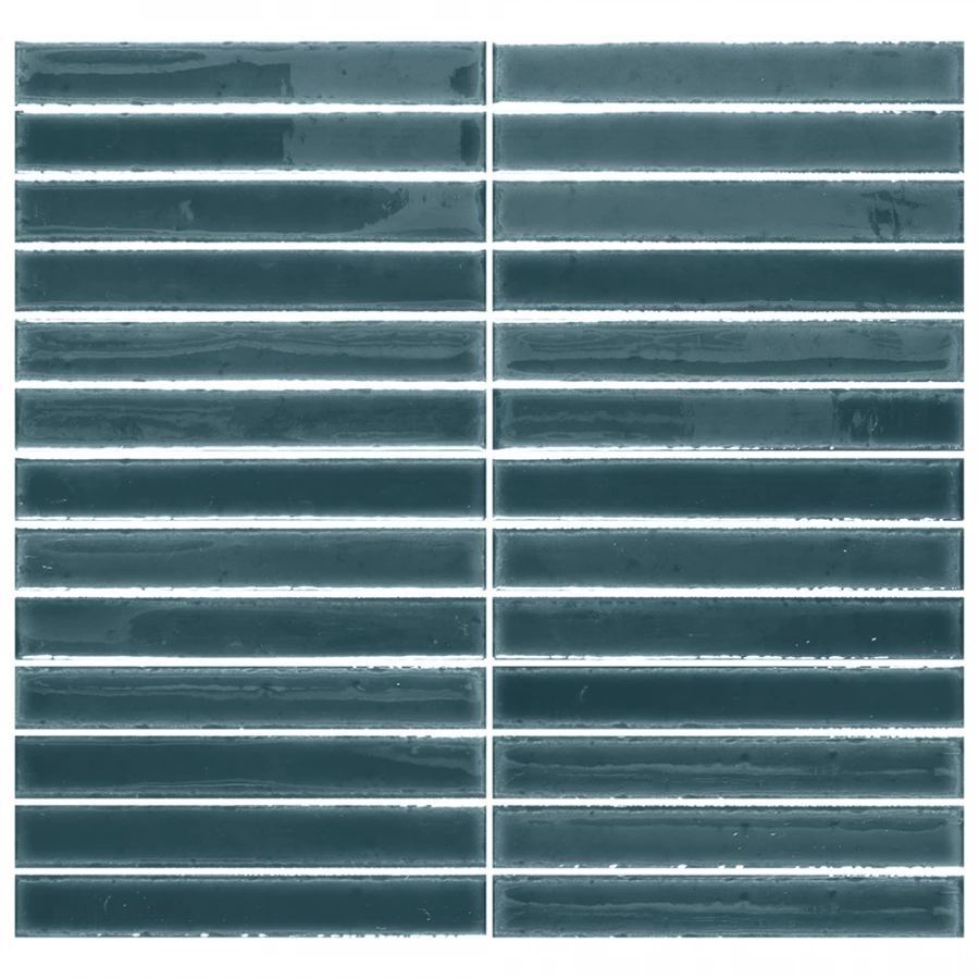 Мозаика Amadis Шорт Стик Паcифиc Глосс / Short Stick Pacific Gloss глянцевая синяя 8436552229415 29,5х29,2 см
