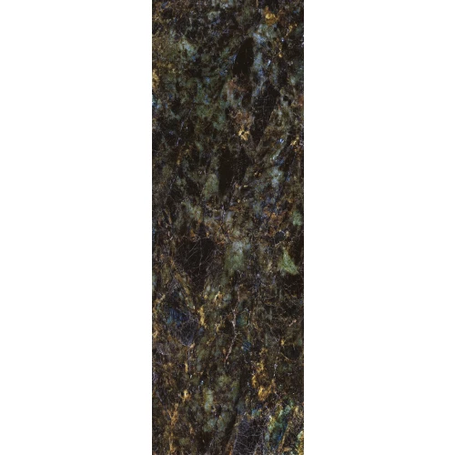 Керамогранит Adicon Slab Labradorite Polished глянцевый черный коричневый 240х80 см