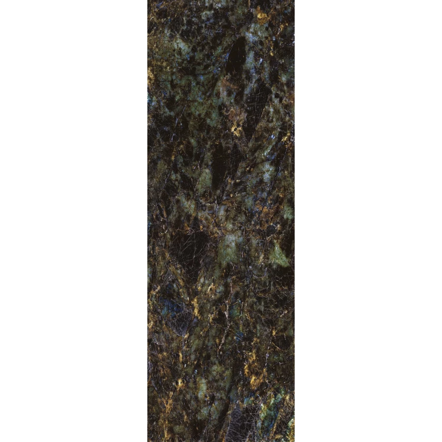 Керамогранит Adicon Slab Labradorite Polished глянцевый черный коричневый 240х80 см