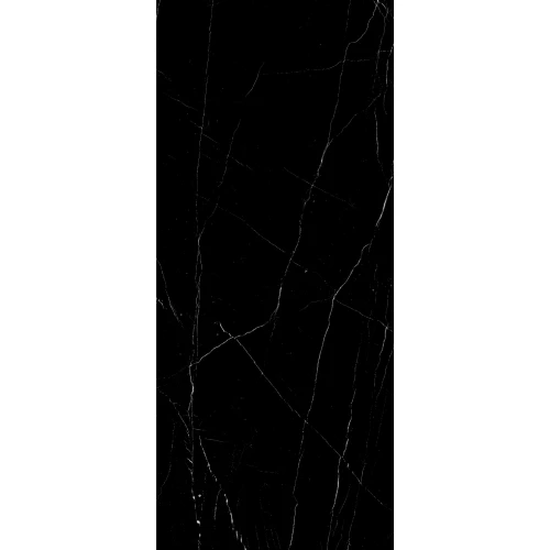 Керамогранит StaroSlabs Polished Marquina Night High Glossy глянцевый черный 42389496 278х120 см