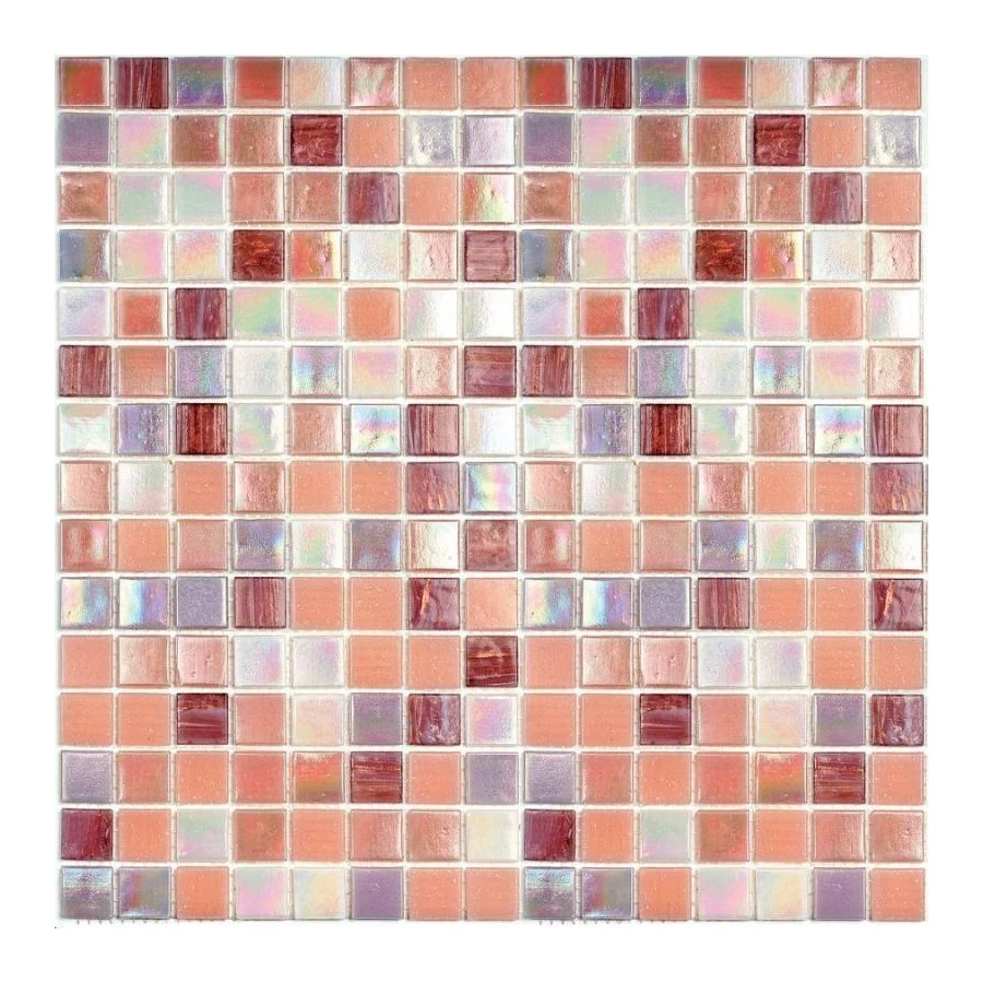 Мозаика Bonaparte Стеклянная мозаика Flamingo 20х20 глянцевая многоцветная 32,7х32,7 см