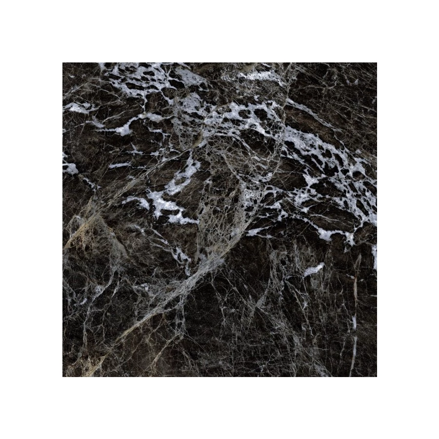 Керамогранит Gresse Simbel carbon Мрамор черно белый матовый GRS05-03M 600*600*10мм 60х60 см