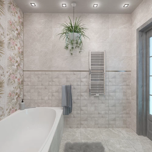 Плитка настенная Kerlife Livorno Fiori 1 матовая многоцветная 1,79 м2 63х31,5 см