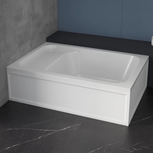 Душевой поддон прямоугольный RGW BC/L с сиденьем 16180682-91 120х80 см