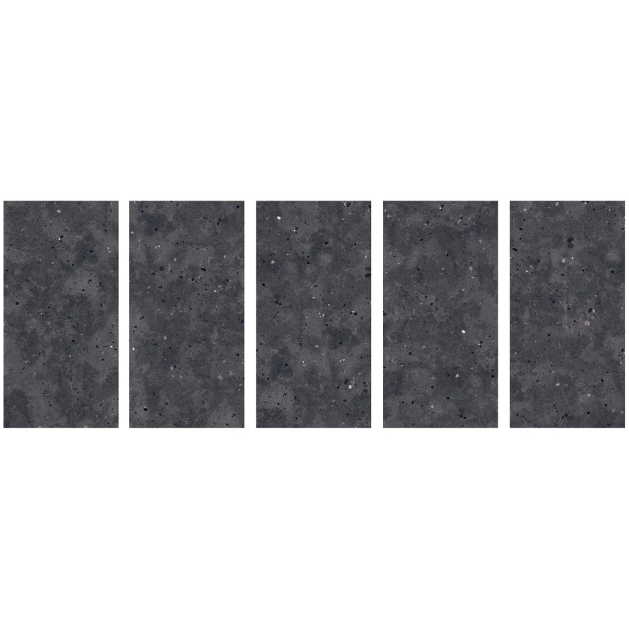 Керамогранит Staro Concreto Fenix Nero Sugar матовый черный 74122864 120x60 см