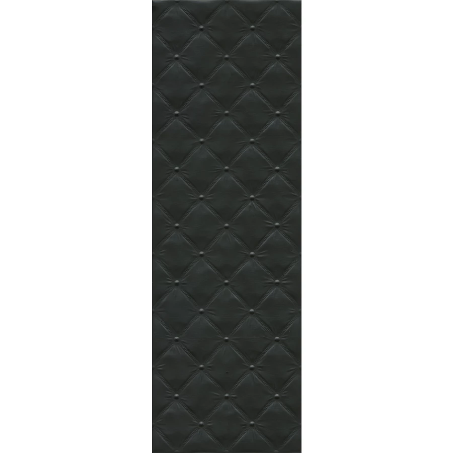 Плитка настенная Kerama Marazzi Синтра 1 структура матовый обрезной черный 40х120 см