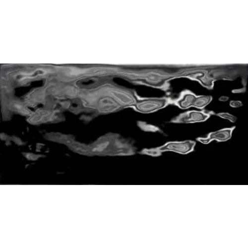 Керамогранит Vitra Miniworx Черный Рельефный Глянцевый K945274 20х10 см