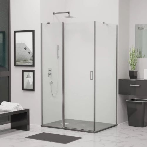 Душевой уголок RGW LE-44 LE-04+Z-14 Прозрачное 06124420-11 120х100 см