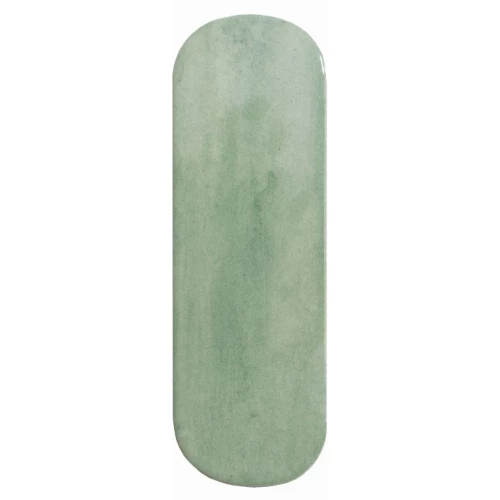 Плитка настенная DNA Calema Oval Clover Gloss глянцевая салатовая 16х5,2 см