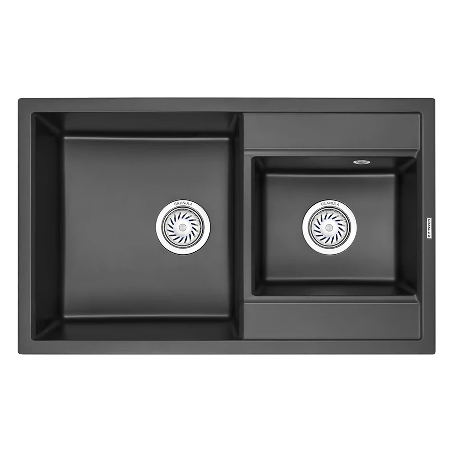 Кухонная мойка Granula 8201, ТУРМАЛИН 82x50 см