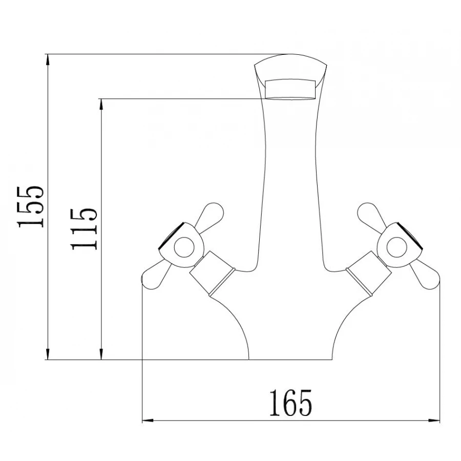 Смеситель для раковины Fmark FM1027