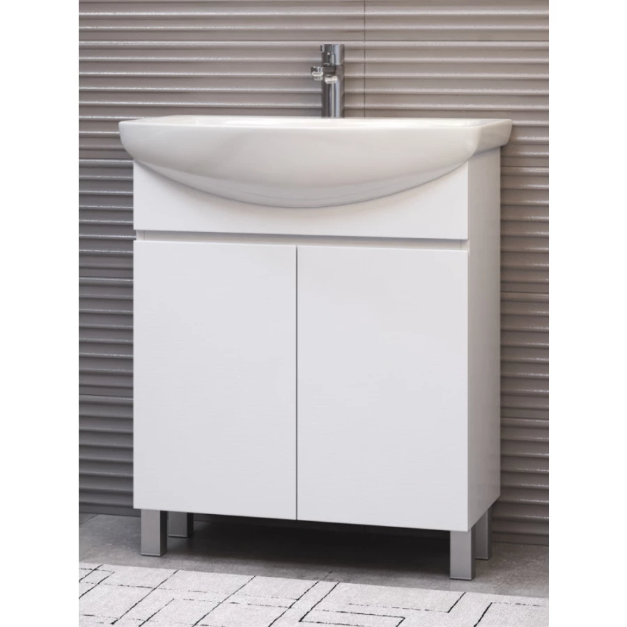 Тумба под раковину Vigo Wing 600-2-0 навесная белый tp.WIN.BAL.60.2D белый
