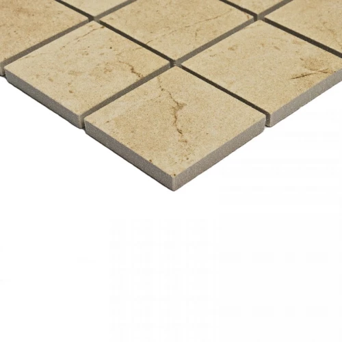 Мозаика Bonaparte Керамогранитная мозаика Status Beige 48х48 противоскользящая матовая бежевая 30,3х30,3 см