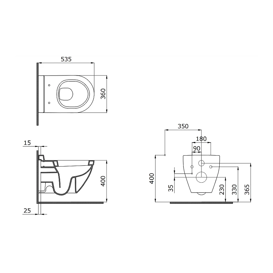 Унитаз подвесной Bocchi Taormina кофейный 1012-025-0129