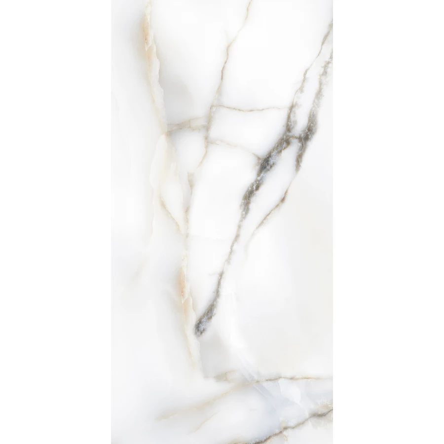 Керамогранит A-Ceramica Hexa White Polished 7 mm глянцевый белый 120х60 см