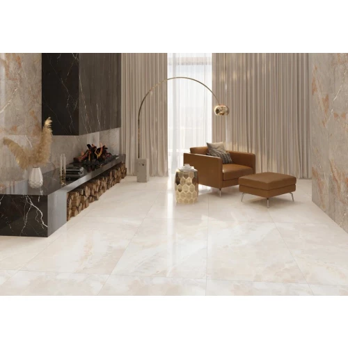 Керамогранит Meili Ceramic Opal Polish глянцевый бежевый 160х80 см