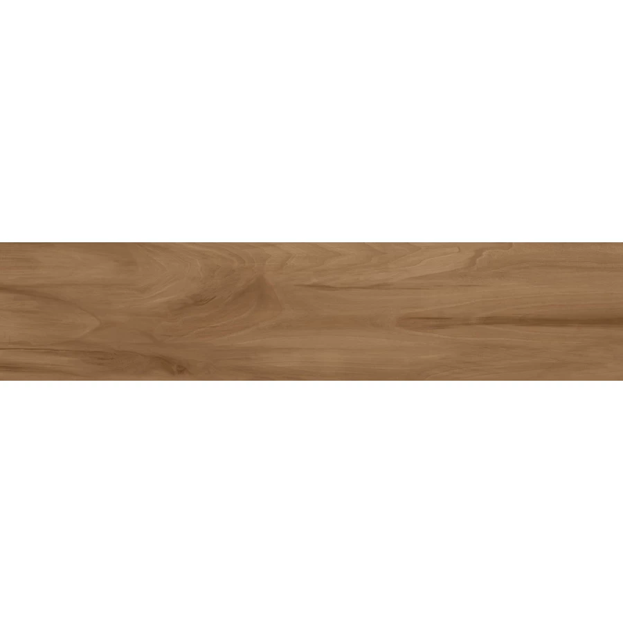Плитка напольная керамогранитная Alma Ceramica Ashton коричневый 20*90 см