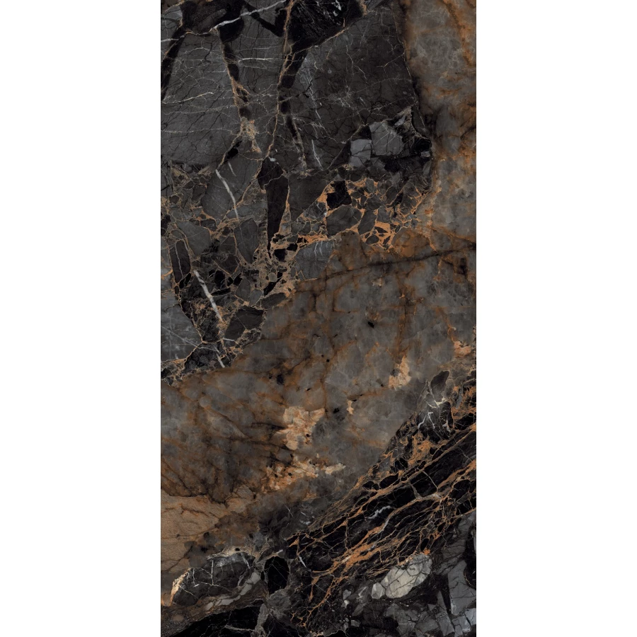 Керамогранит Global Tile Decorum GT Черный суперполировка GT1206011705HPR 120х60 см