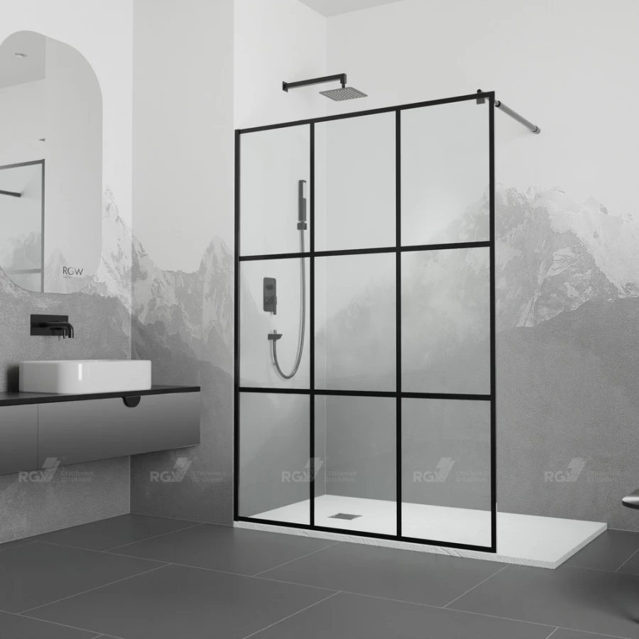 Перегородка для душа RGW WA-111B 411011112-84 1200 прозрачное