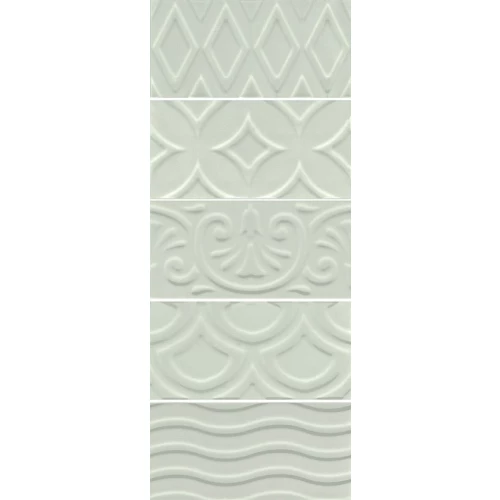 Плитка настенная Kerama Marazzi Авеллино фисташковый структура mix 7,4х15 см