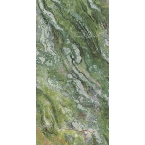 Керамогранит Ariostea Ultra Marmi Brilliant Green Lucidato Shiny 6 мм глянцевый зеленый UM6L300635 300х150 см