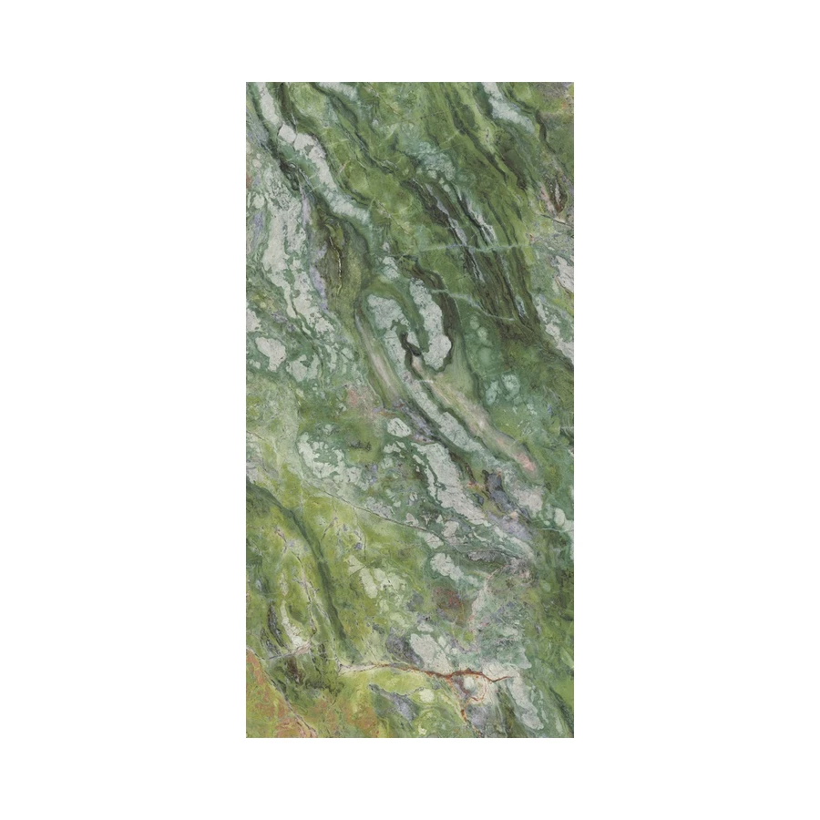 Керамогранит Ariostea Ultra Marmi Brilliant Green Lucidato Shiny 6 мм глянцевый зеленый UM6L300635 300х150 см