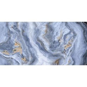 Керамогранит Neodom Luxury Arabesque Blue Polished голубой N20354 120x60 см