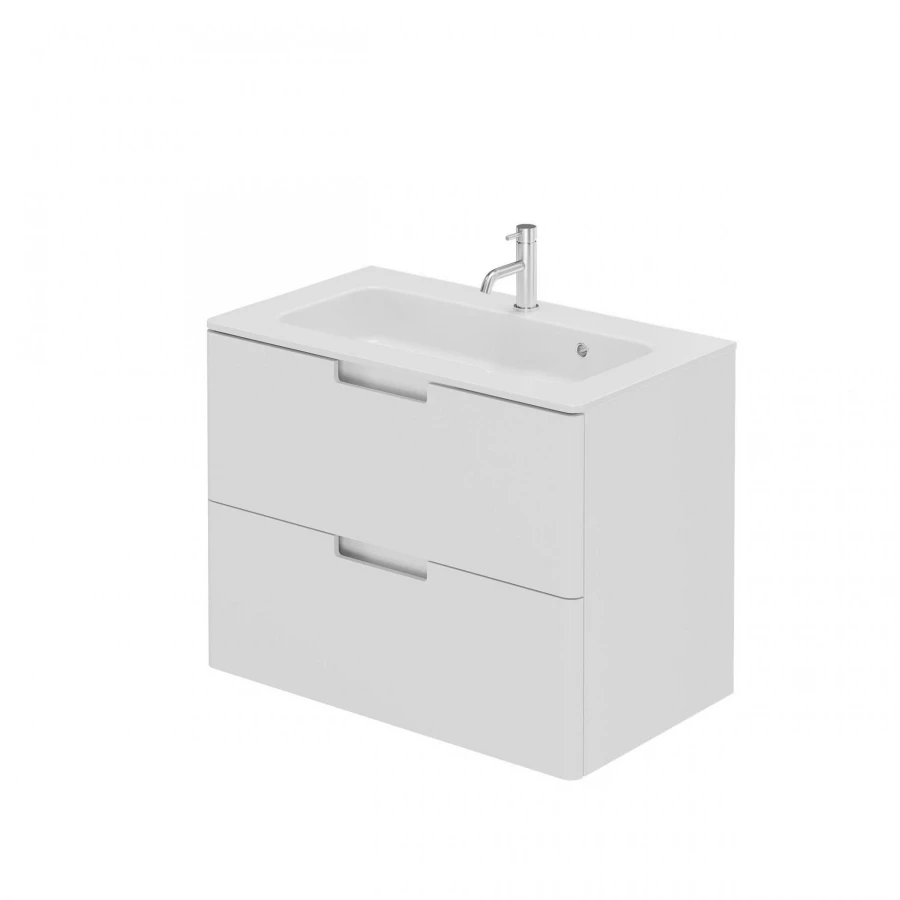 Тумба с раковиной Creto Bravo White 22-BrW80 80 см