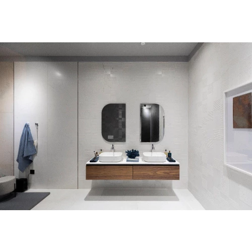 Плитка настенная Porcelanosa Нолита Нйс Фонтана Матт / Nolita Nyc Fontana Matt матовая белая 100330303 120х45 см