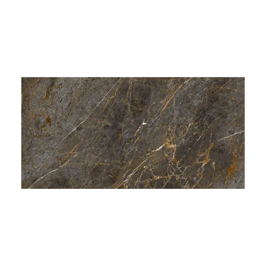 Керамогранит Lafaenza Aesthetica AE GOL6 12 LP глянцевый коричневый 120х60 см