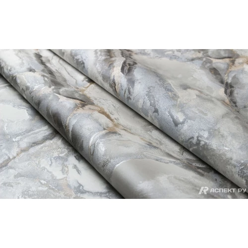 Обои виниловые Аспект Deluxe Обсидиан серые 70633-41 1,06х10,05 м