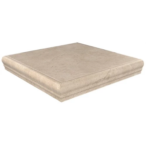 Ступень угловая из керамогранита Kerama Marazzi Фаральони матовая бежевая SG158100R/GR/AN 34х34 см