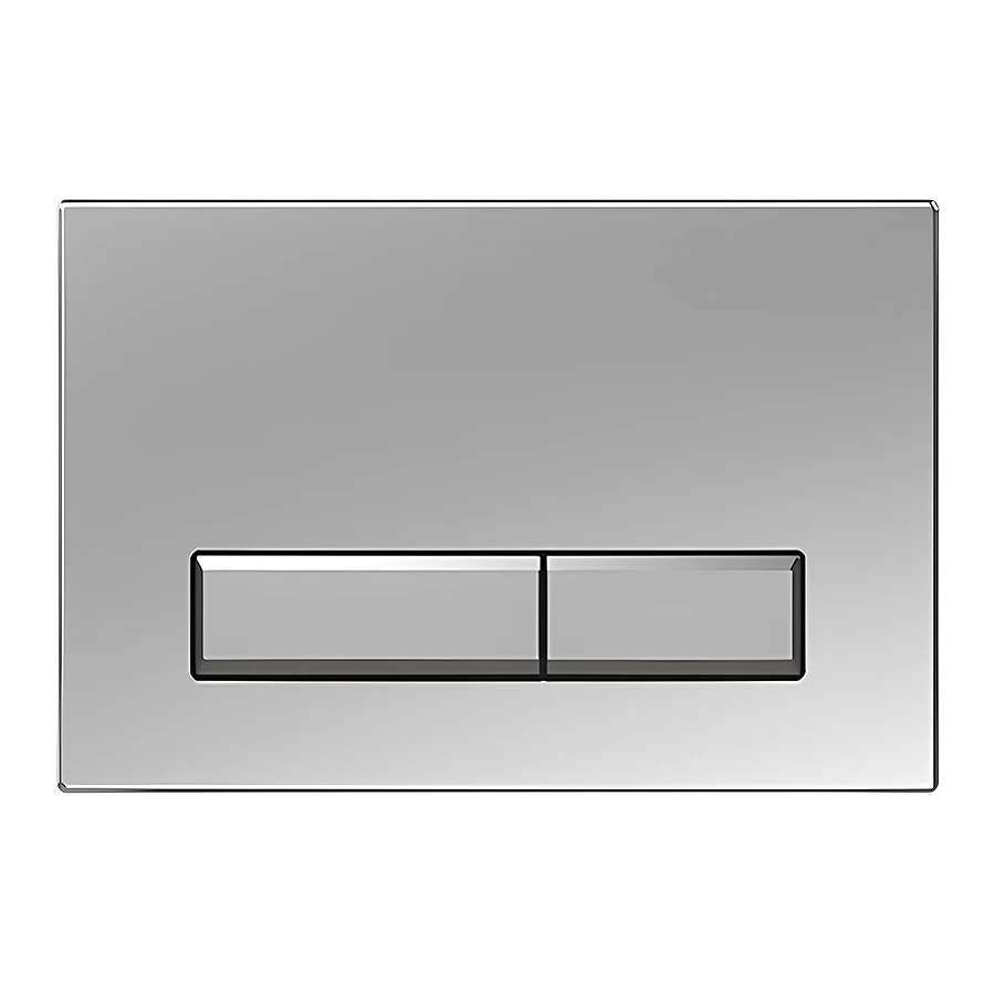 Панель смыва Aquatek Slim 009B Хром глянец клавиша прямоугольная KDI-0000023