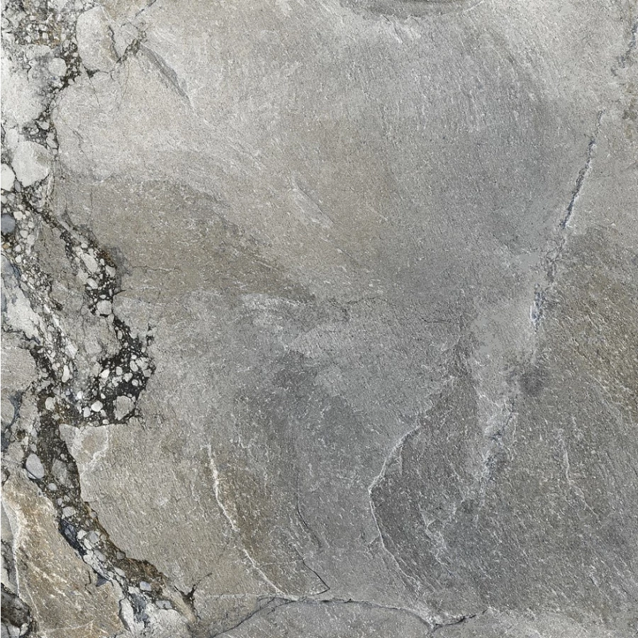 Плитка напольная керамогранитная Alma Ceramica Vulcano GFA57VLC70L серый 57*57 см