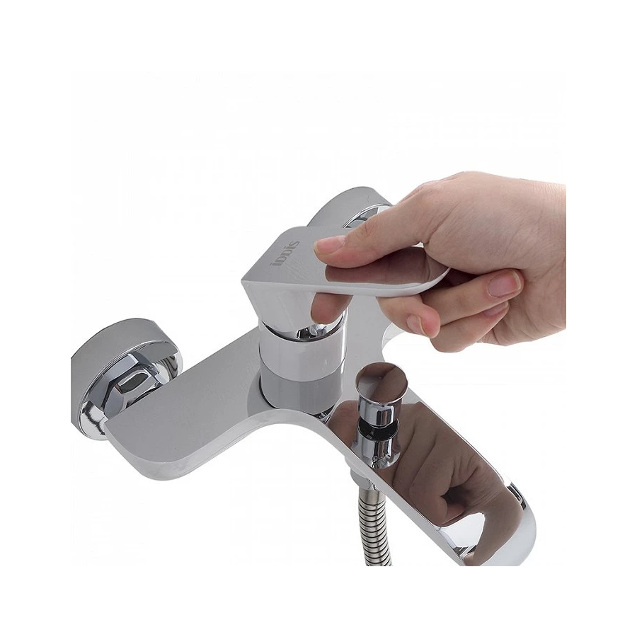 Смеситель для ванны Iddis Calipso CALSB00i02WA белый