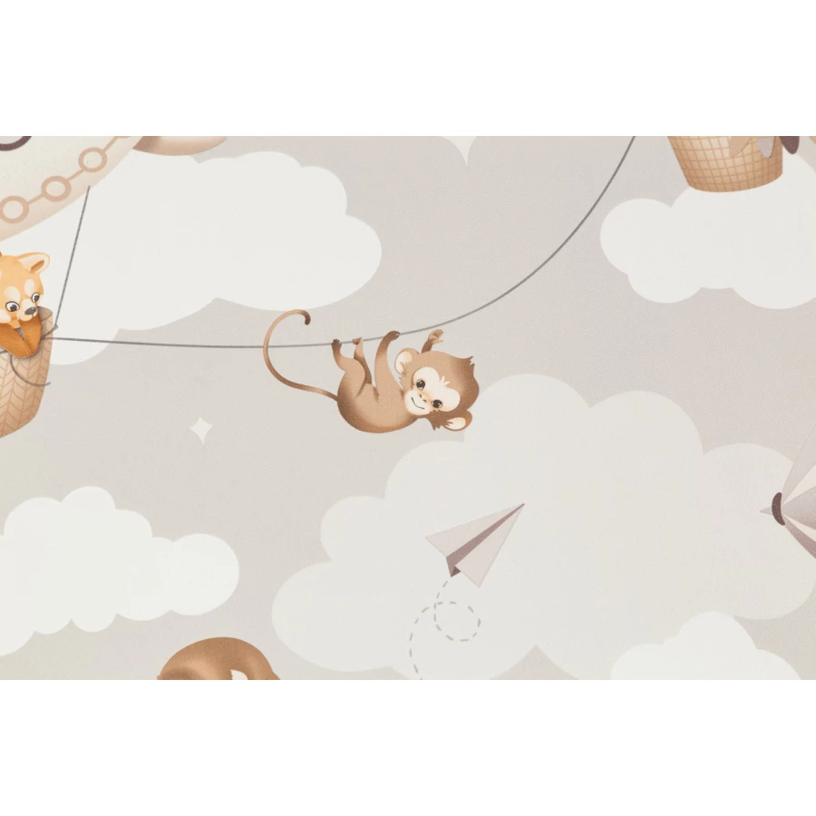Обои флизелиновые Palitra Home Zoo Child HomeColor бежевые HC72270-21 1,06х10,05 м