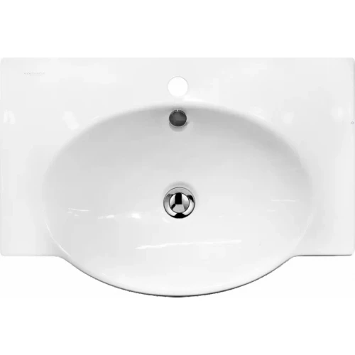 Умывальник Sanita Luxe Infinity 65 с кронштейнами и полотенцедержателем INF65SLWB01KR